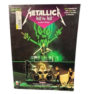 Metallica Riff by Riff Guitar Tab Book History Songs Mark Phillips Music